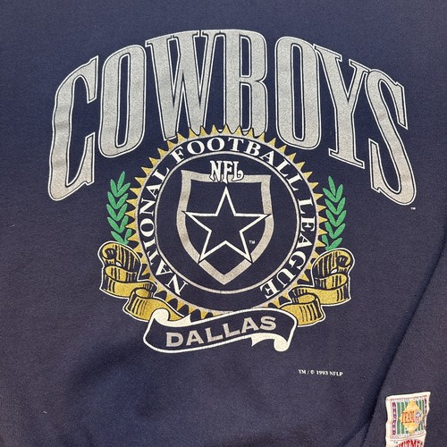 Sudadera Vintage Años 90 Dallas Cowboys Logotipo Grande Azul NFL Fútbol Americano EE. UU. Adulto L - Imagen 2 de 7