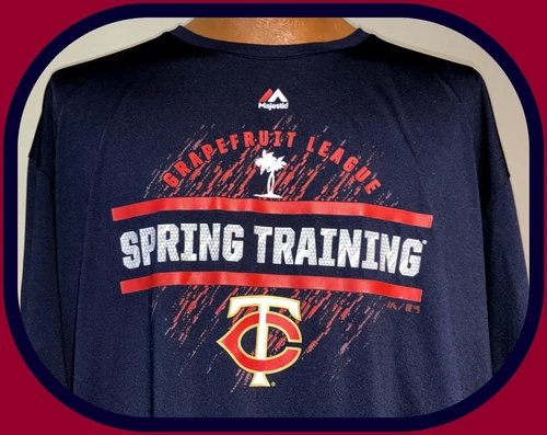 MINNESOTA TWIN MAJESTIC GRAPEFRUIT LEAGUE SPRING TRAINING ADULT 2XL JERSEY SHIRT - Picture 1 of 5