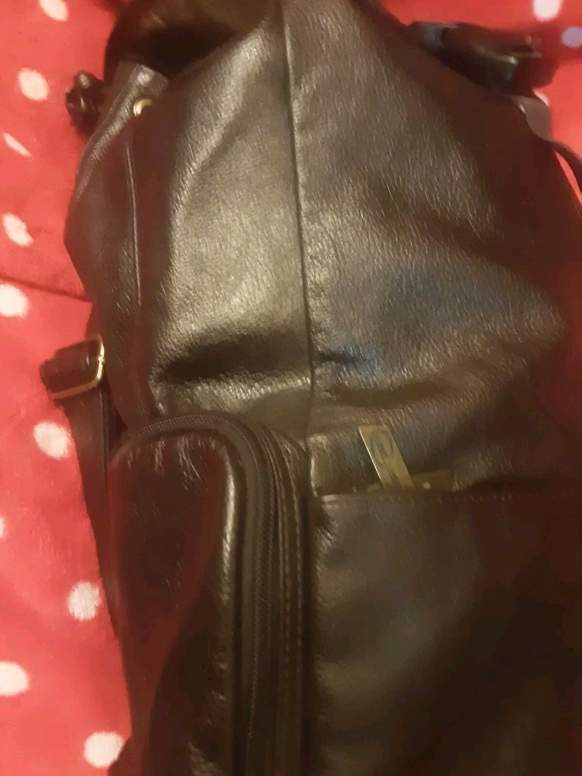 Ameri Leather Mens Large  Backpack Luggage  Dark … - image 10