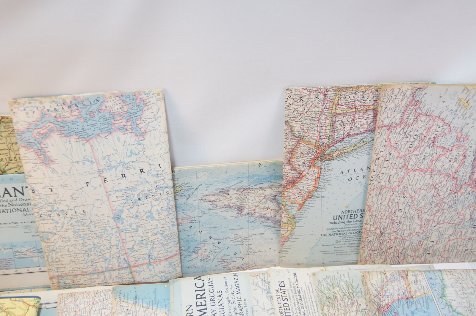 41 Vintage Maps Collection Lot National Geographic United States Europe ...