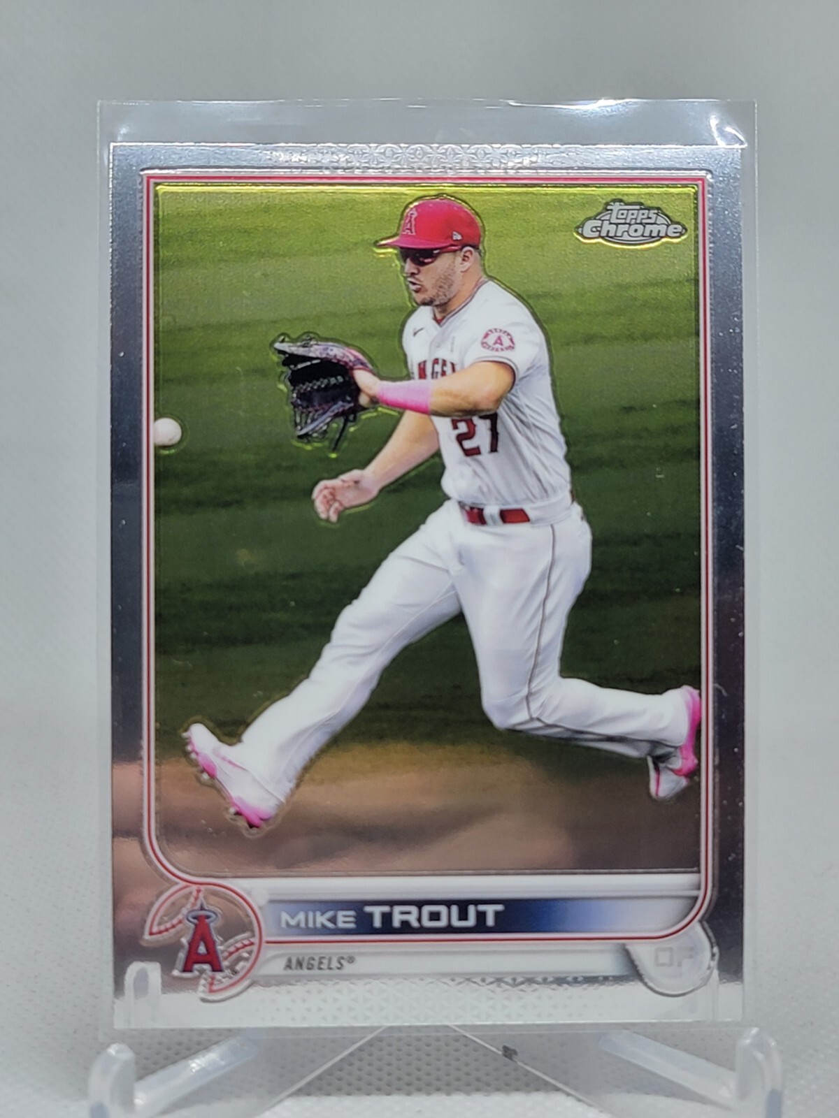 2022 Topps Chrome Baseball Mike Trout #200 Los Angeles Angels D6D