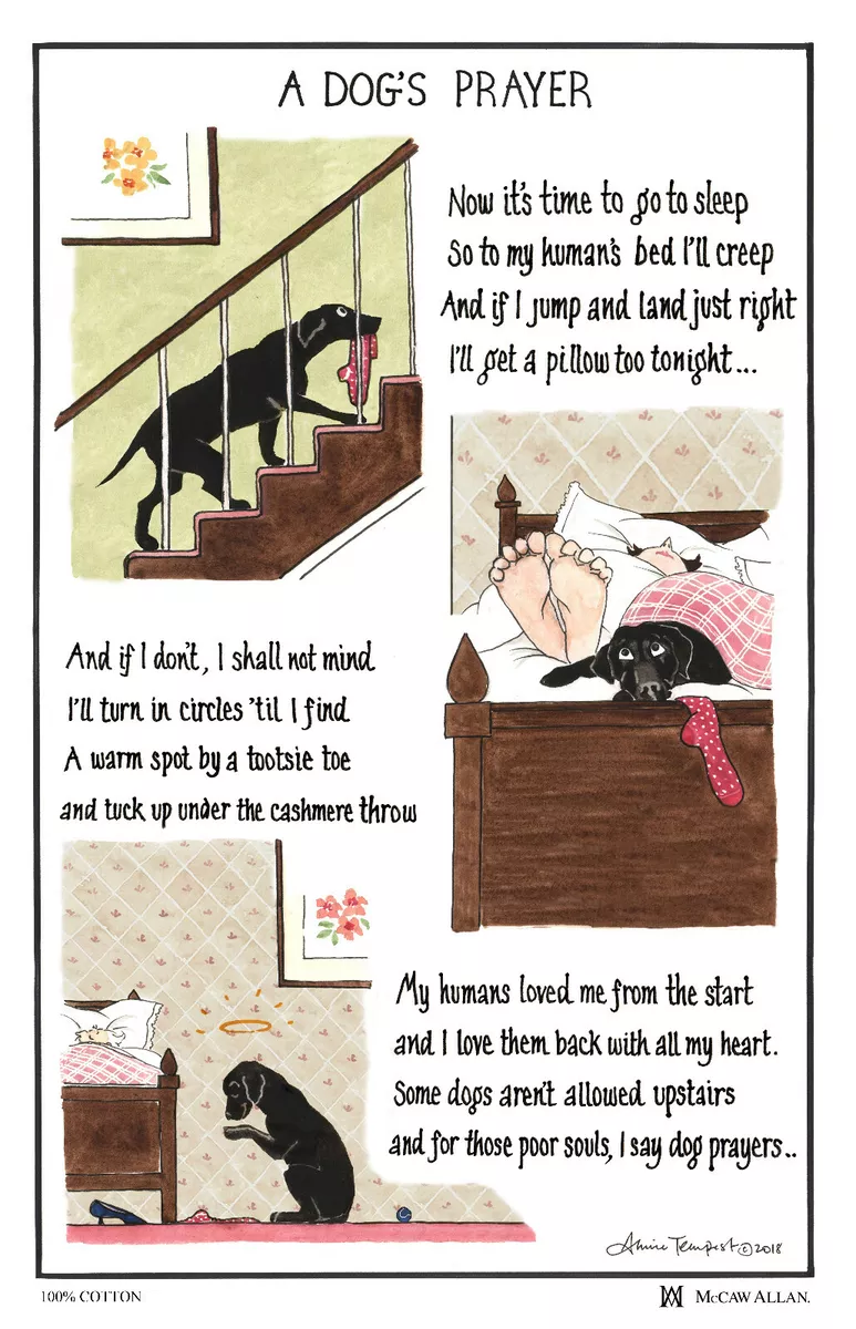 Tea towels with hotsell dogs on them