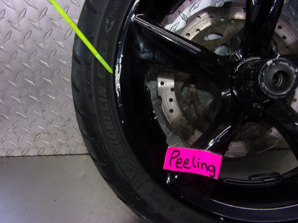 958 D YAMAHA SMAX 155 2015 OEM FRONT WHEEL + FRONT ROTOR - Image 4 of 4