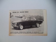 advertising Pubblicità 1964 BERLINA FIAT 1300/1500 VIGNALE