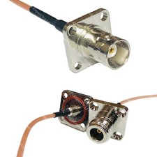 RG316 BNC Flange Female to N Female Flange O-Ring RF Cable Rapid-SHIP LOT