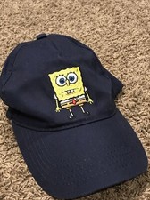 Spongebob Squarepants Adjustable Hat, 2022 Viacom Navy Blue