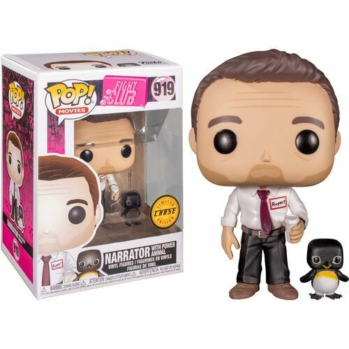 Funko Pop CHASE Fight Club Narrator and 