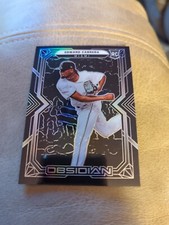 2022 Panini Chronicles Baseball #9 EDWARD CABRERA RC Obsidian