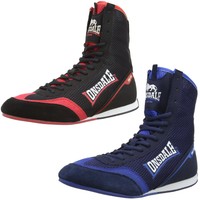 Lonsdale Mitchum 1 Pro Boxing Shoe Black Red Mens Adult Lightweight Boots Lonsdale Mitchum 1 Pro Boxing Shoe Black Red Mens Adult Lightweight Boots