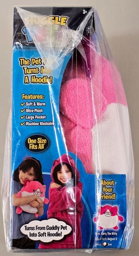 Huggle Pets Animal Hoodie Cuddly Kitty Pink Sweatshirt & Plush Toy As Seen On TV - Picture 2 of 6