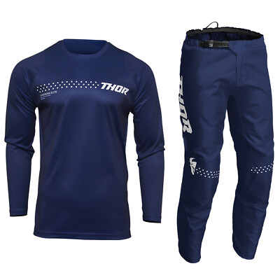 THOR SECTOR MOTOCROSS MX KIT PANTS JERSEY - MINIMAL NAVY BLUE | eBay
