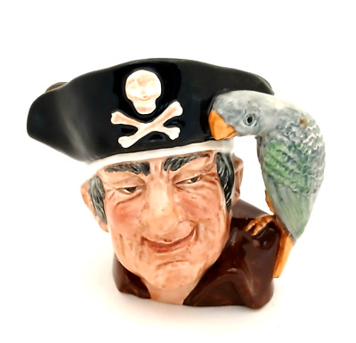 Royal Doulton  #6386 LONG JOHN SILVER Pirate Small 4'' Jug Mug