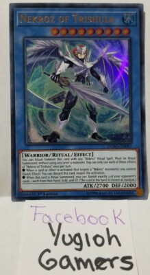 Trishula Ultra Rare Carte Yu-Gi-Oh! Nekroz Of Trishula - DUPO-EN087 - Ultra Rare 1st Edition - Tournoi Légale Duel Power Dupo-en087