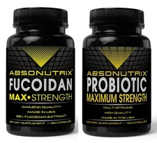 Absonutrix Fucoidan Pure+ Absonutrix Probiotic Max Strength antioxidant immunity