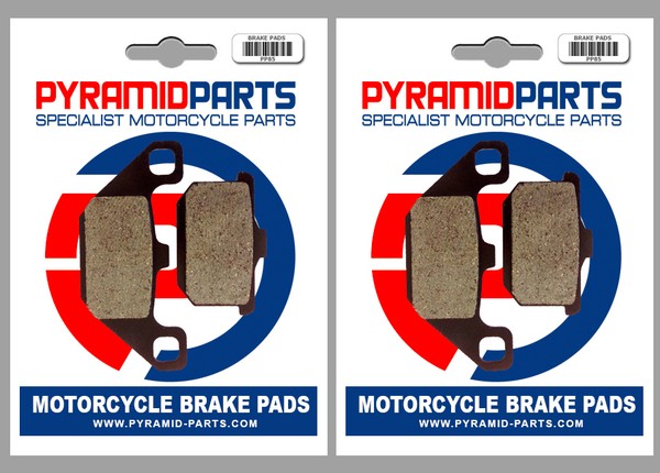 BremsbeläGe Vorne & Hinten (2 Paar) FüR Kawasaki GPZ 250 R 1986-image