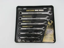 Craftsman 6-Pc Quick Wrench Set SAE 5/16"- 5/8" Extend Reach Made In USA 42356