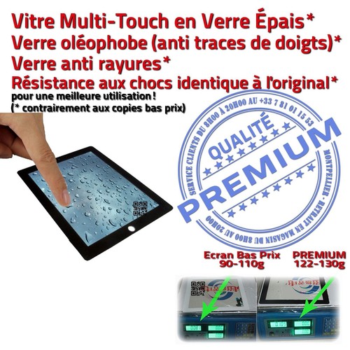 Vitre Ecran Tactile iPad 4 Noir Assemblée Bouton Home Pré-monté Adhésif PREMIUM - Photo 3/5