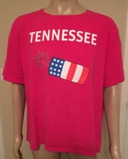 Vintage Just My Size Tennessee Firecracker American T Shirt Size 3XL USA Made