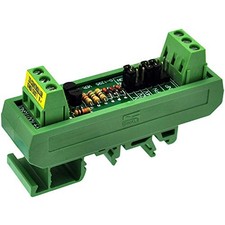 Slim DIN Rail Mount NPN to PNP/PNP to NPN Sensor Logic Signal Converter Module