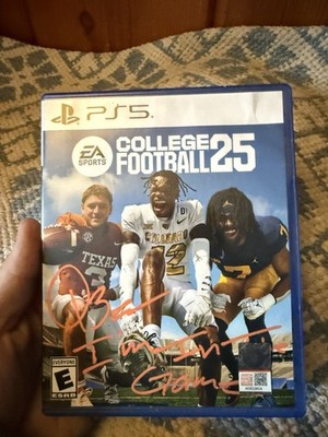 Quinn Ewers signed  I m in the Game  copy of NCAA 