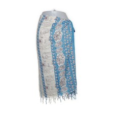 Sarong, Damen, Blau/Weiß/Mehrfarbig #5CU