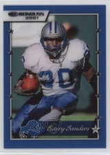 2021 Panini Clearly Donruss Clearly Retro 2001 Barry Sanders #01-4 HOF z7j