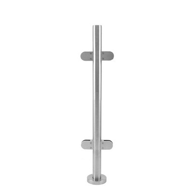 MonsterShop Edelstahlgeländer, Mittelpfosten, 90 cm H