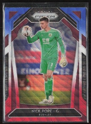 2020-21 Panini Prizm Red White Blue Prizm Nick Pope #46 Burnley