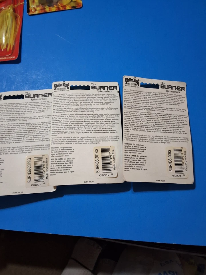 Strike King The Burner Bait Spinnerbait 3 en total 3/8 OZ. Foto 4 de 4