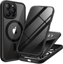 iPhone 14 Pro Max Case, Compatible with MagSafe, Built-in Privacy Screen