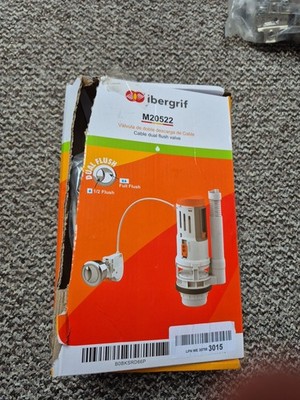 Ibergrif M20522 WC DUAL Spülventil mit Druckknopf WC Spülanlage