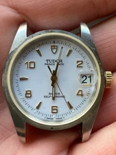 Tudor 72033 Stainless Steel Original 2824-2 Automatic Movement Watch Working