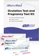 15 Ovulation Test Strips and 5 Pregnancy Test Strips Combo Kit,Pregnancy Tests a