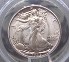 1945 "P" Walking Liberty Half Dollar 50c PCGS MS64 #237 BU Unc OGH ECC&C, Inc