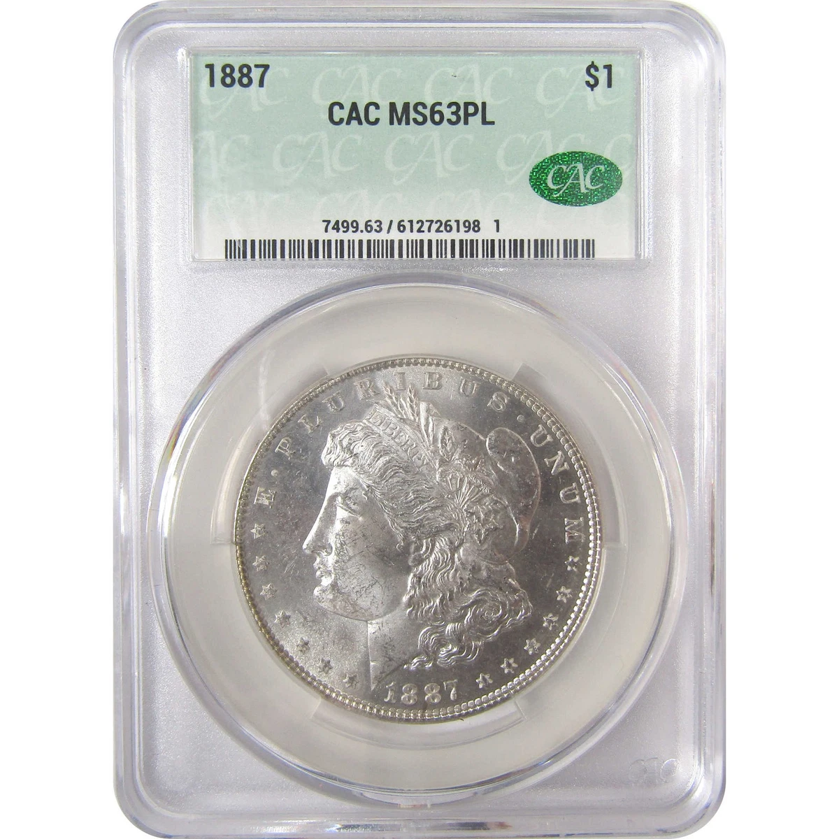 MS 63 Graded 1887 Year Morgan US Dollars (1878-1921) for sale | eBay