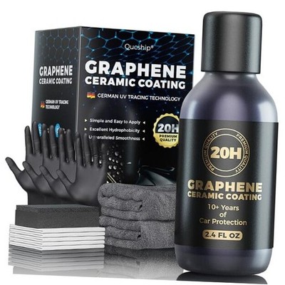 20H Advanced Nano Graphene Ceramic Coating for Cars (10+ 2.4 Fl Oz (Pack of 1)