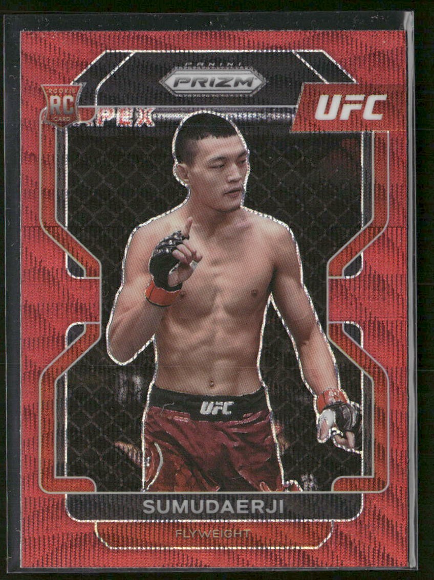 2022 Panini Prizm UFC #114 Sumudaerji Ruby Wave