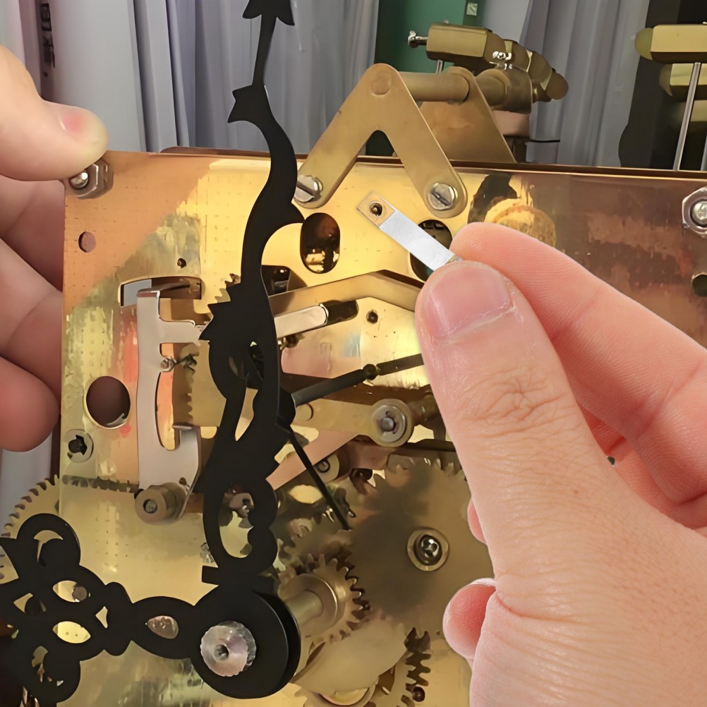 Grandfather Clock Movement Wall Mechanism Replacement Metal Spring