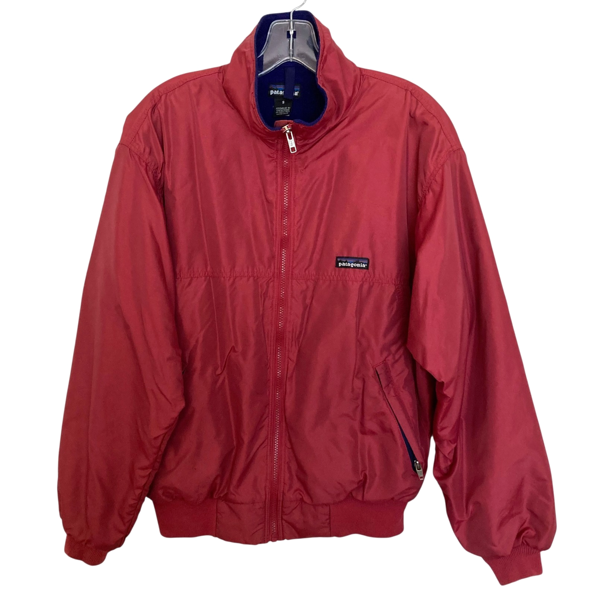 Vintage PATAGONIA Shelled Synchilla Fleece Lined Jacket Mens S Zip