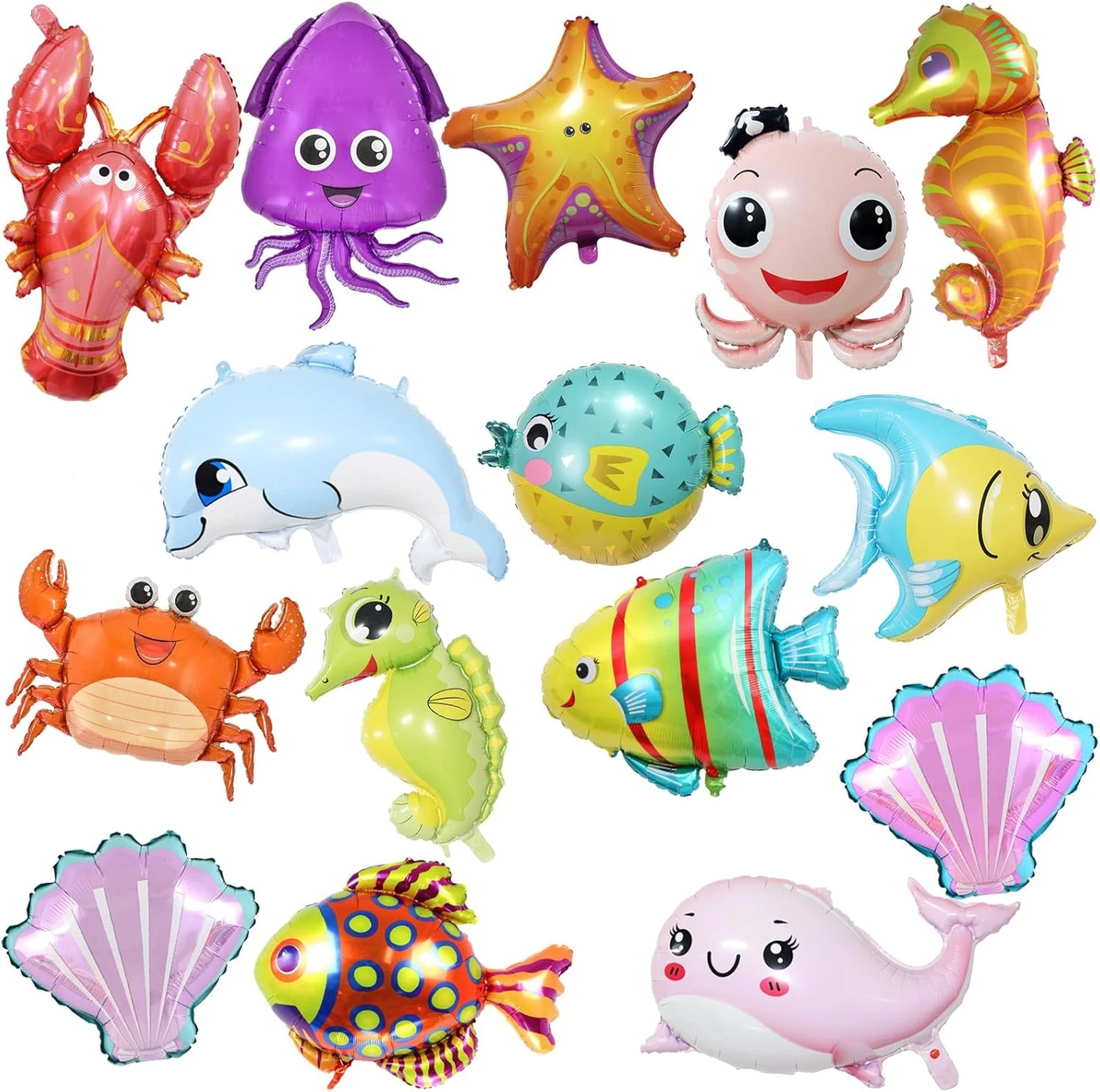 Set Palloncini Ape E Happy Birthday Per Festa Bambini - 5 Pezzi Con Cannula E Nastro