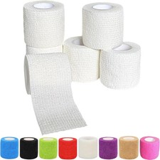 6 Pack 2 Inches Self Adhesive Wrap Bandage Self Adherent Cohesive Bandage Tape S