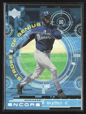Ken Griffey Jr. 1999 Upper Deck Encore Strokes of Genius #166 Seattle Mariners