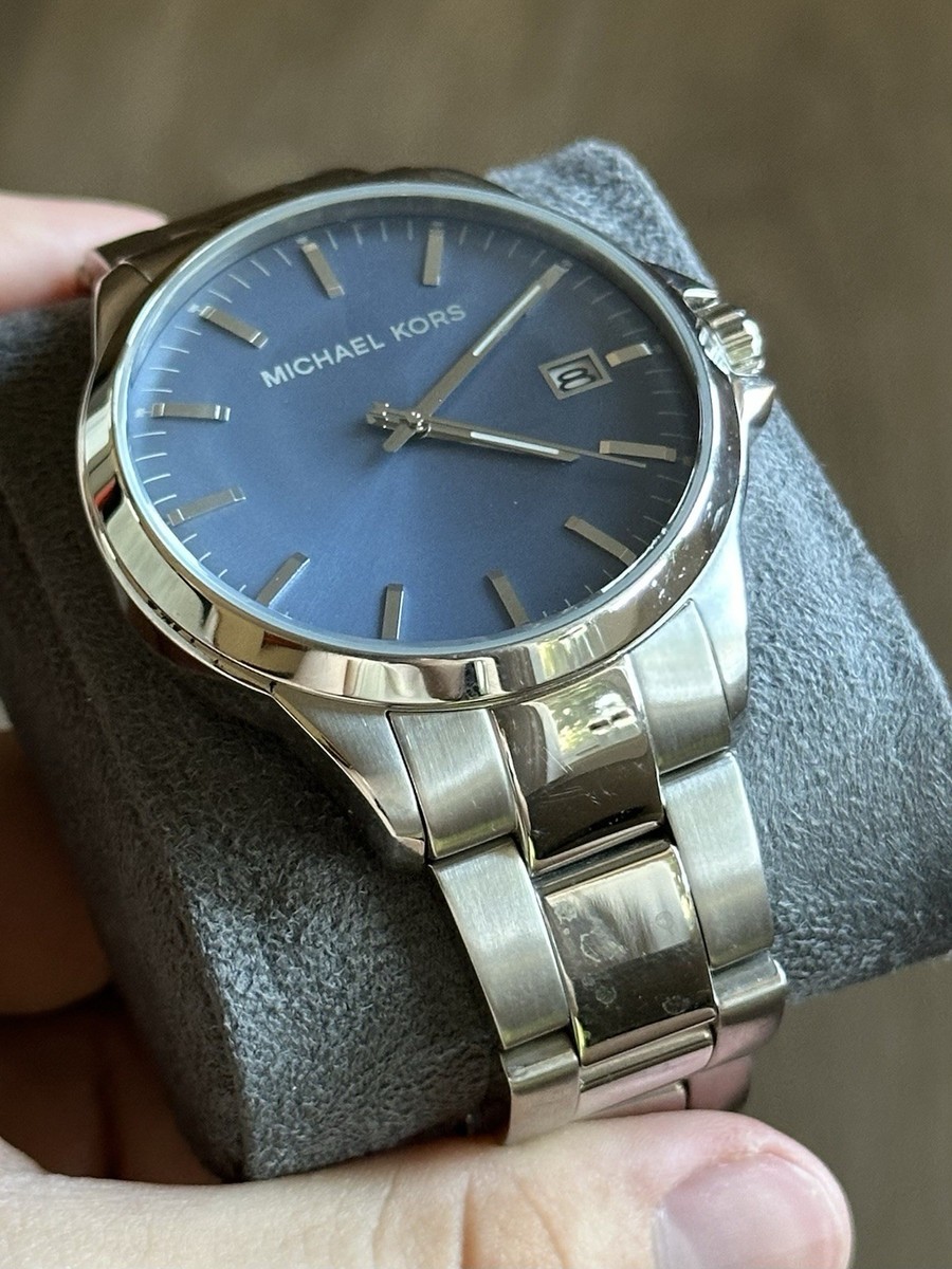 Michael Kors MK8626 Lexington Slim Blue Dial Quartz Watch  display picture 3