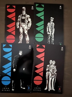 OMAC by J. Byrne Mini of 4 Complete - Play Press _