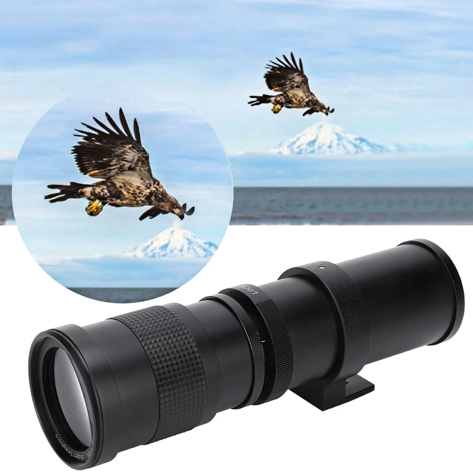 420‑800mm F/8.3‑16 Super Manual Telephoto Zoom Lens For SLR Camera Far Distance☚ - Image 3 of 4