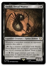 Shelob, Dread Weaver 29/597 Rare The Lord of the Rings: Tales of Middle-earth Commander