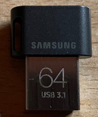 Samsung FIT 64GB USB 3.1 Flash Drive Speicherstick Nano - exFAT formatiert