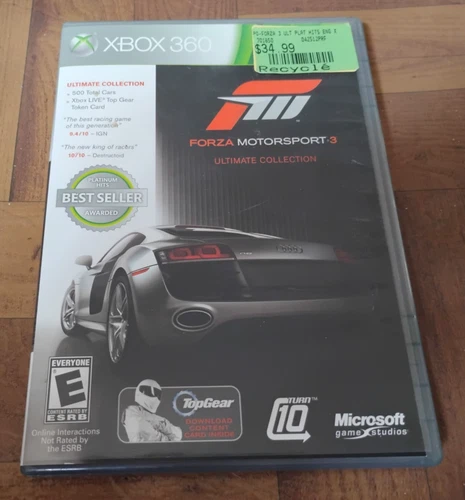 Forza Motorsport 3 (Xbox 360) - CIB Complete Video Game