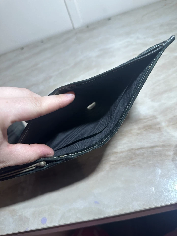 Cartera de cuero verde Dooney Bourke Kisslock bolsa para monedas Foto 4 de 4