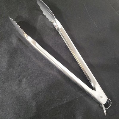Wolfgang Puck 12'' TONGS Bistro Collection Stainless Steel Utensil Open Box New